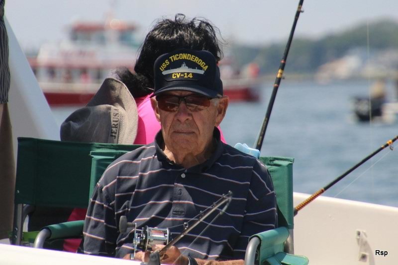 John Corona, one of the group’s oldest veterans, aboard the K-9.